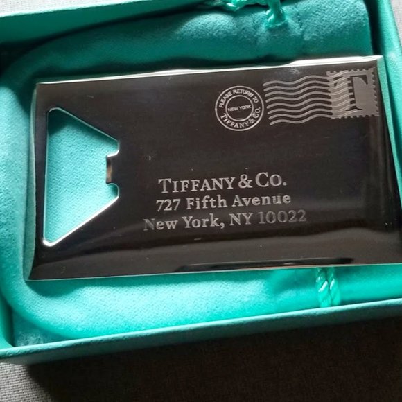 Tiffany & Co. Other - Tiffany & Co. Silver Steel Spain Post Card Style Bottle Opener
